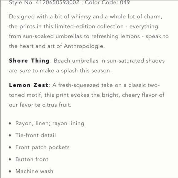 Anthropologie CONVERSATIONS Limited Edition Umbrella Print Skirt - Picture 7 of 9